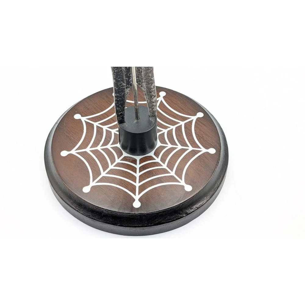 Ceremonial Spider Metal Dagger Fantasy Room Display (12 Inches Tall)
